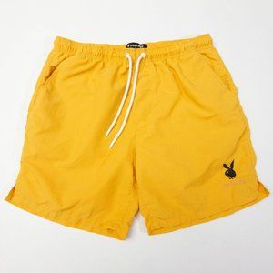 Playboy By Pacsun Mens Board Shorts Size L Yellow